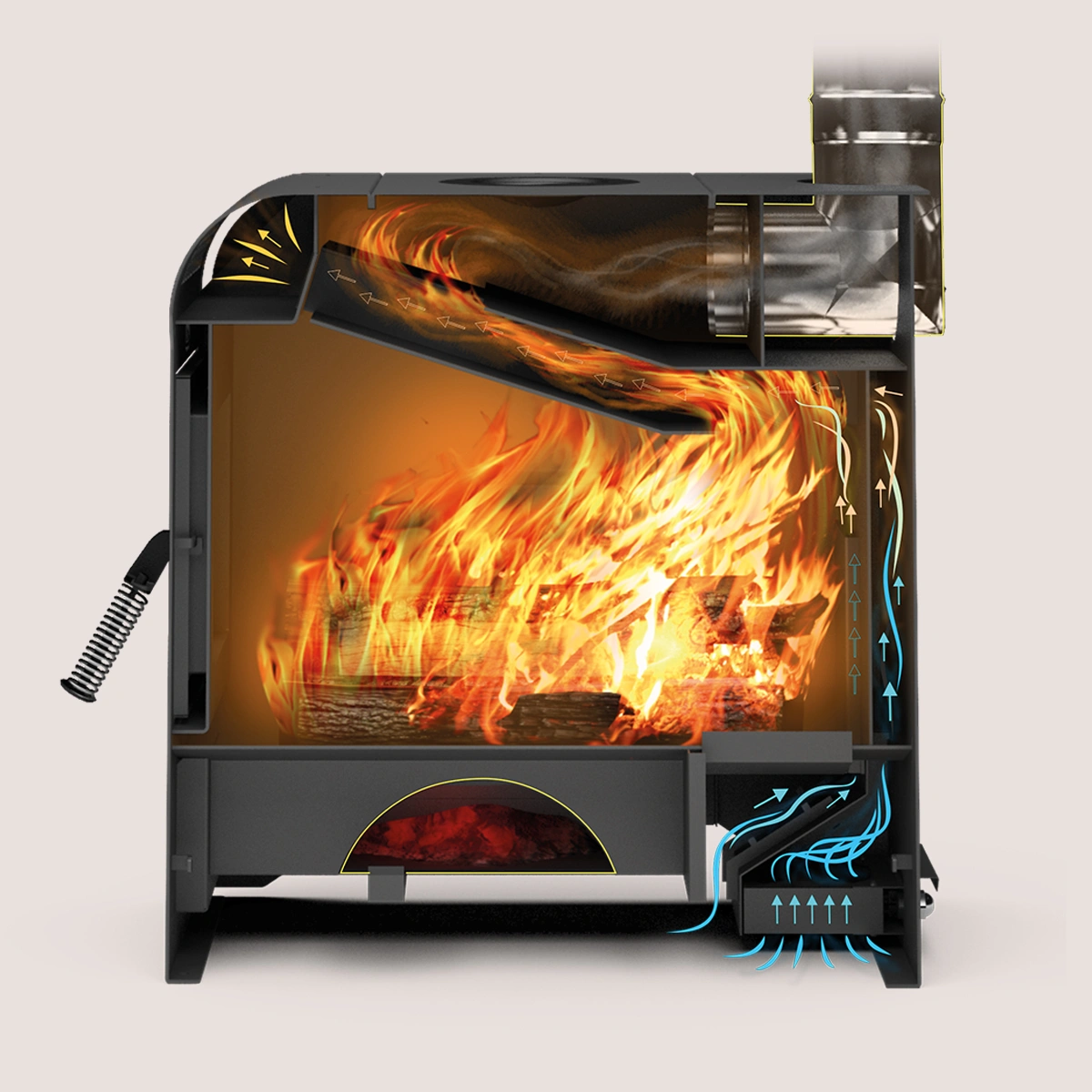 Отопительная печь Метеор-150 - Теплодар